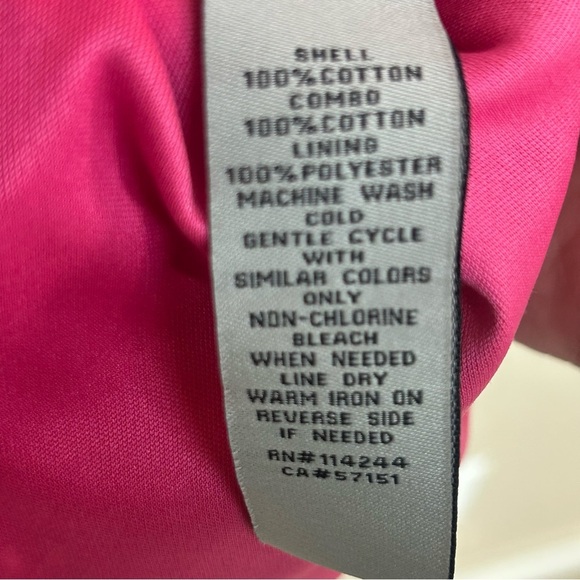 Eliza J Pink Eyelet Sheath Dress 0 Sleeveless Summer Floral Embroidered Circles - Picture 6 of 6